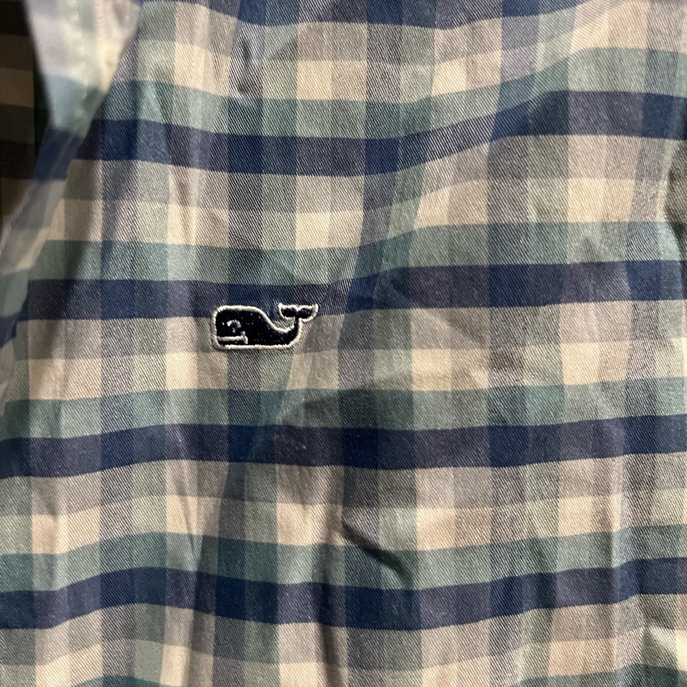 Boys button up shirt performance material